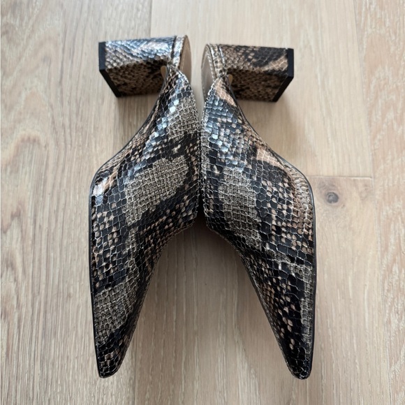 Zara Snake Print Mules - Picture 5 of 8